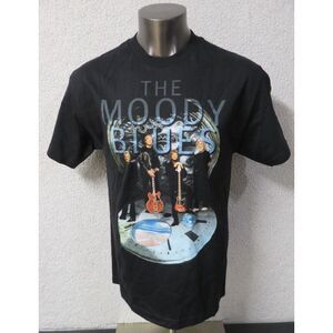 Vintage The Moody Blues Giant Black Concert Tour T Shirt Strange Times 1999 Sz L